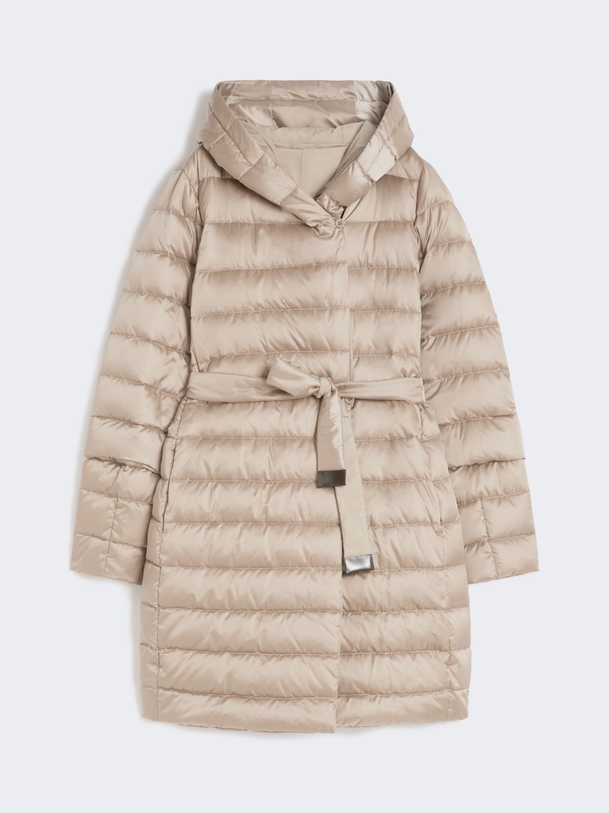 Reversible down jacket in water-repellent satin - BEIGE - Max Mara - 9