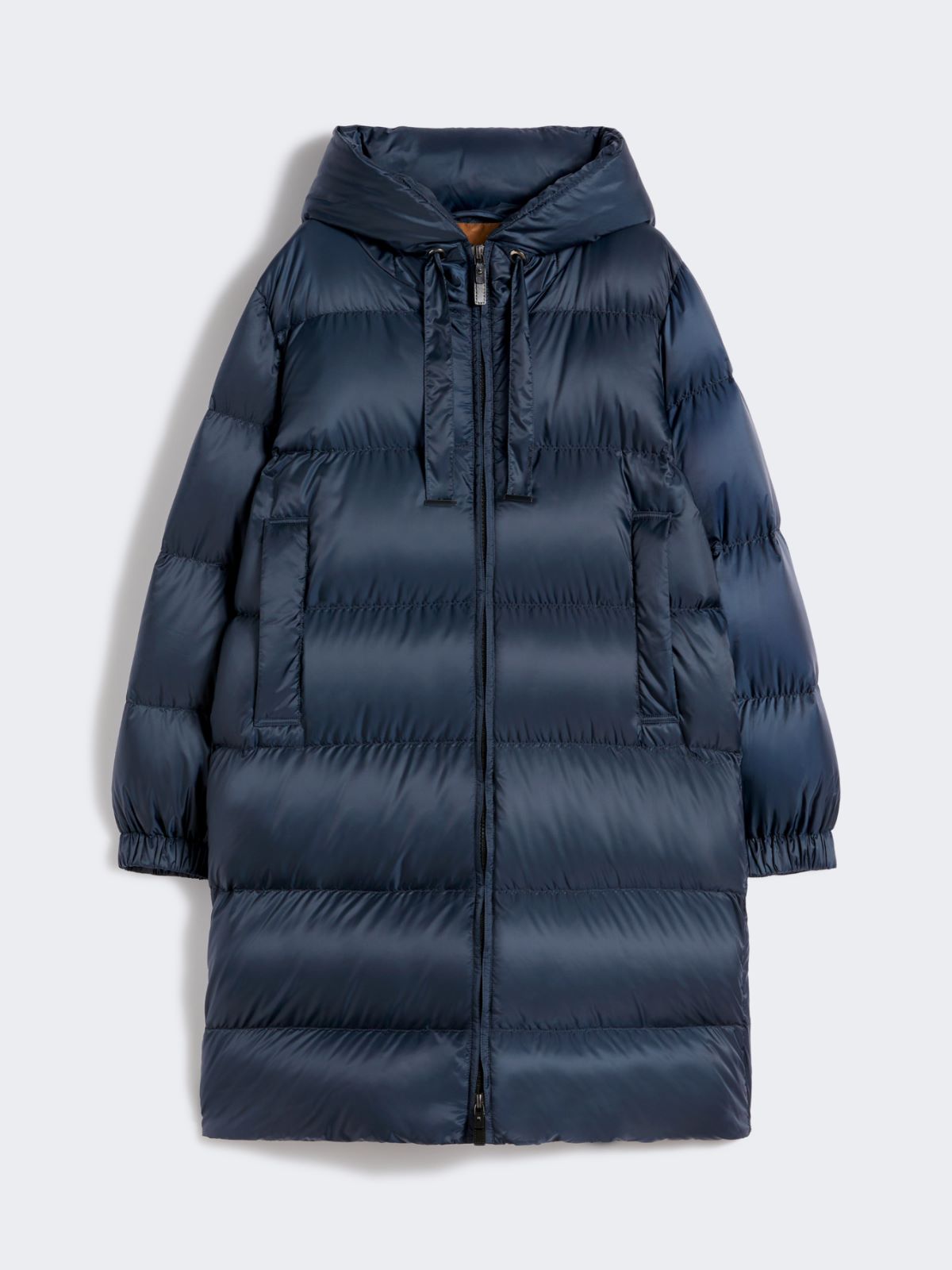 Water-repellent fabric midi down jacket - MIDNIGHTBLUE - Max Mara - 8