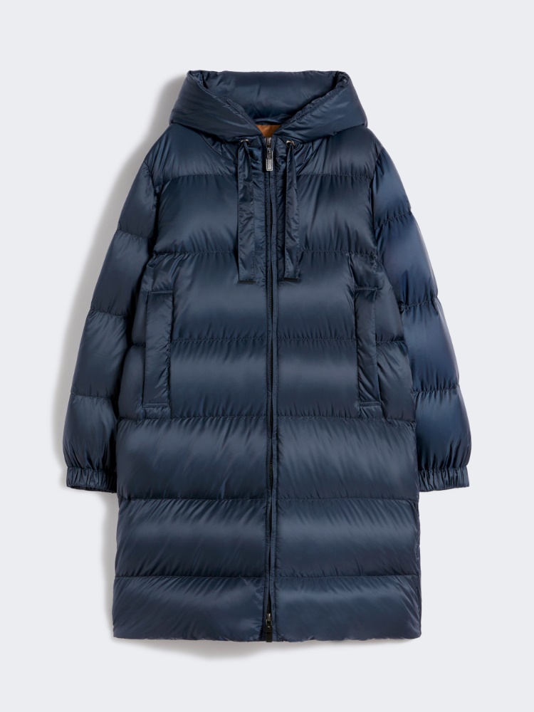 Water-repellent fabric midi down jacket - MIDNIGHTBLUE - Max Mara