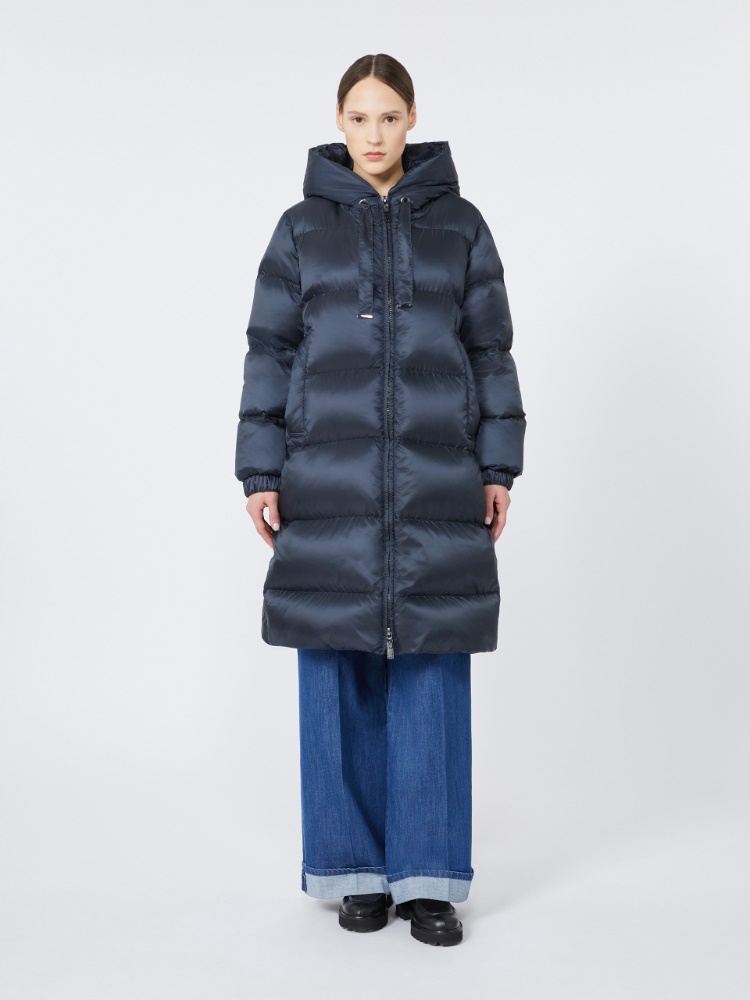 Water-repellent fabric midi down jacket - MIDNIGHTBLUE - Max Mara