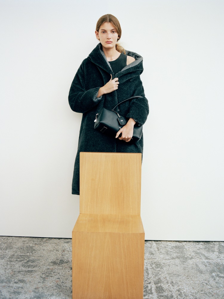 Reversible down jacket in water-repellent canvas + MEDIUM GREY - Max Mara