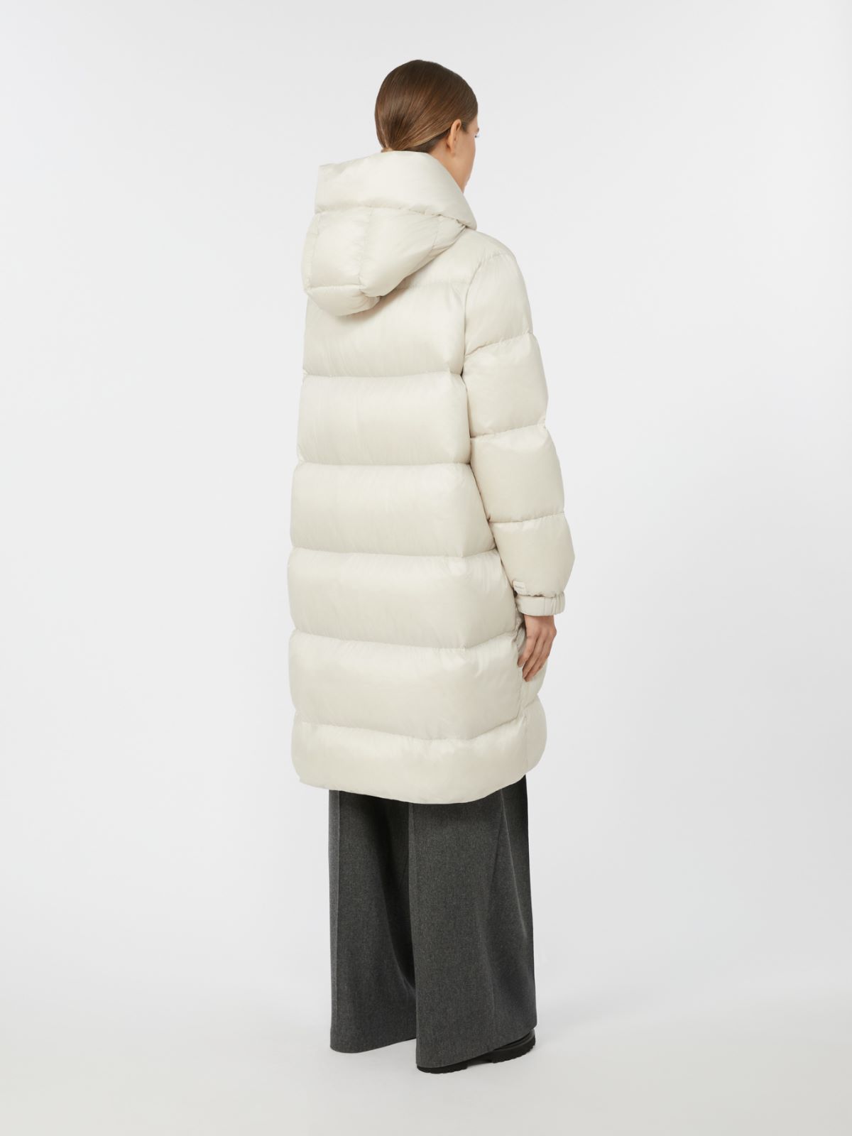 Quilted down jacket in water-repellent fabric - WHITE - Max Mara - 3