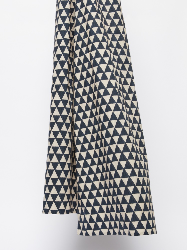 Printed cotton scarf - ULTRAMARINE - Max Mara