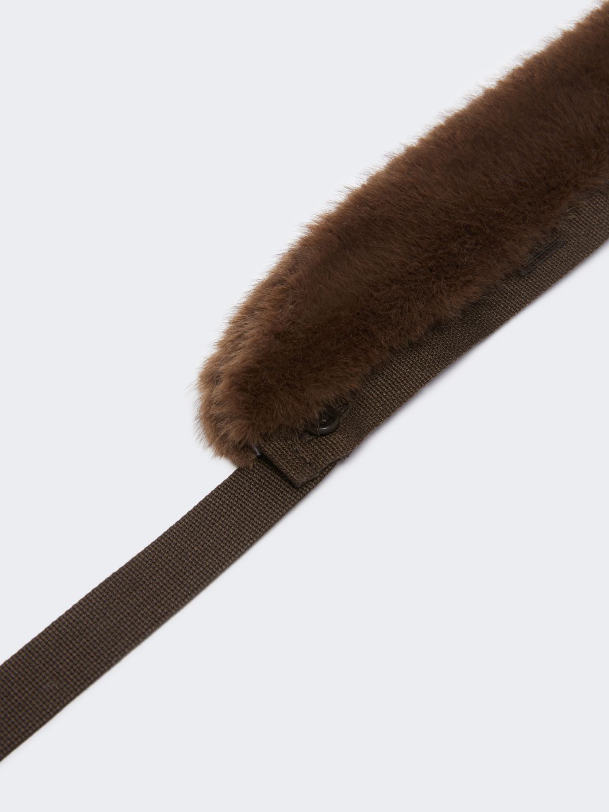 Faux fur hood trim - BROWN - Max Mara - 2