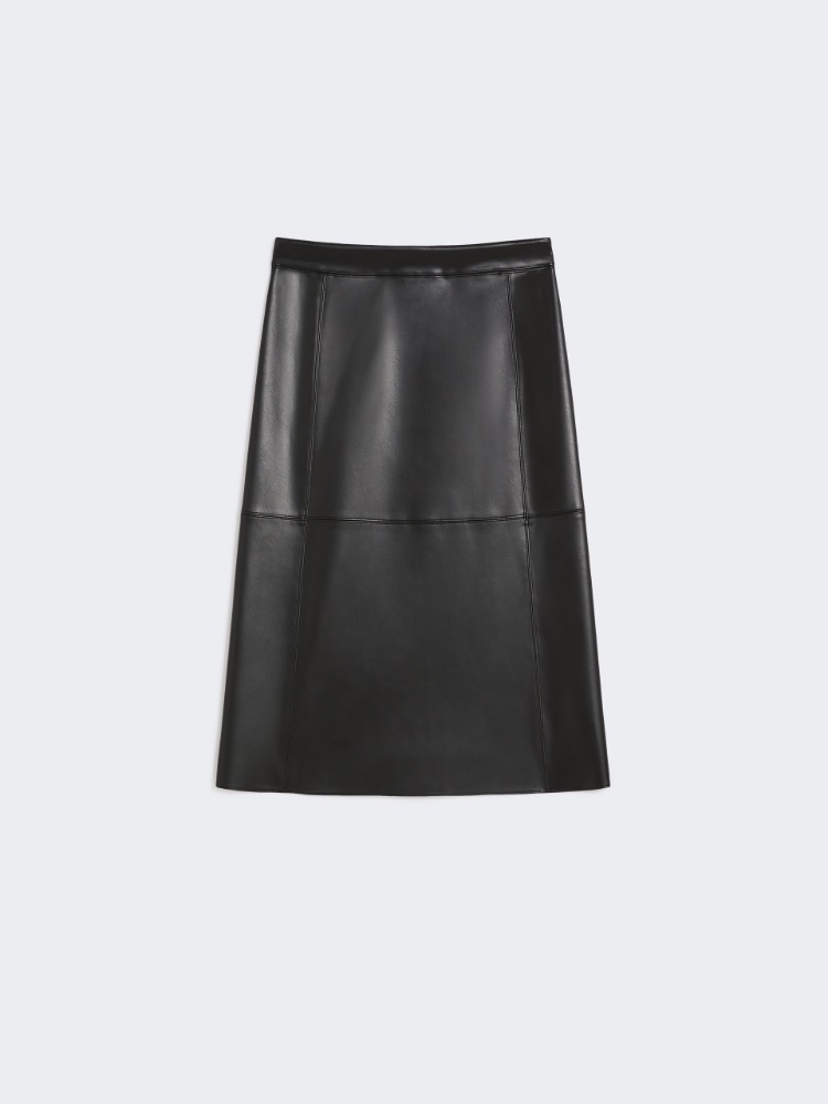 Falda de tejido revestido - NEGRO - Max Mara