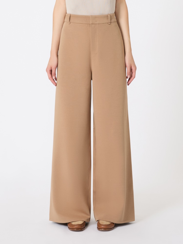 Jersey trousers, camel | 