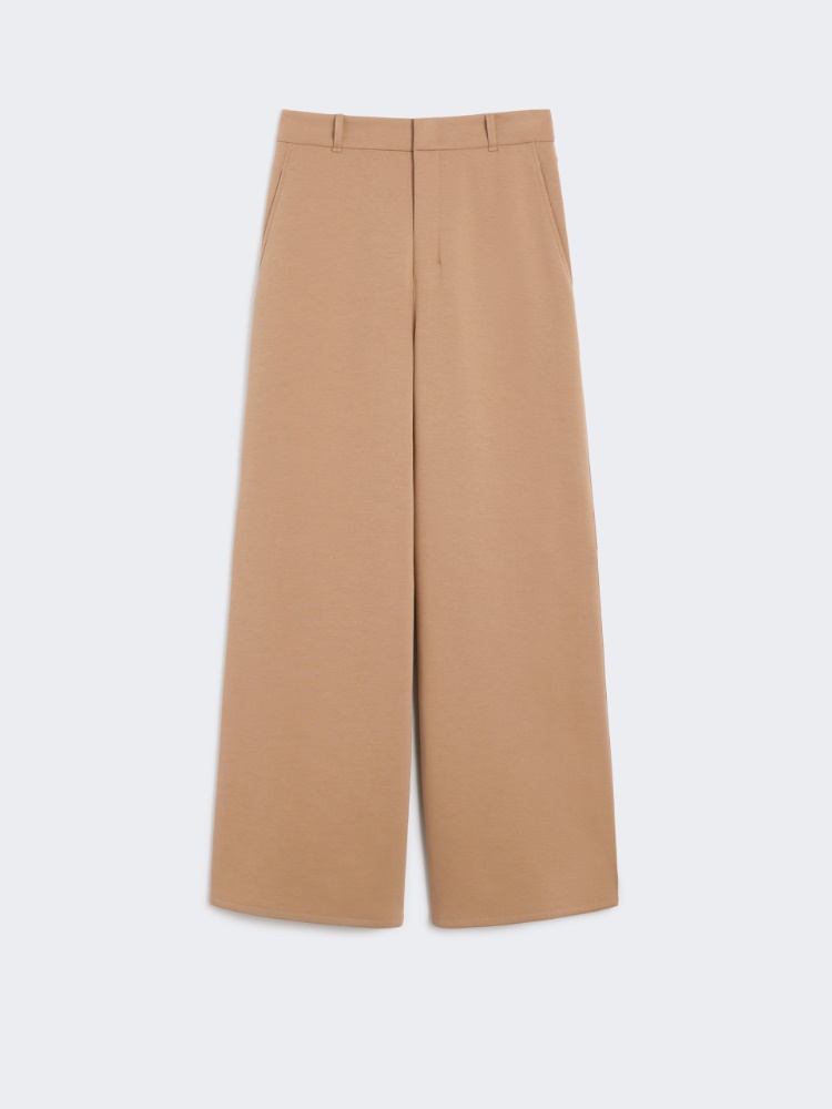Jersey trousers, camel | 