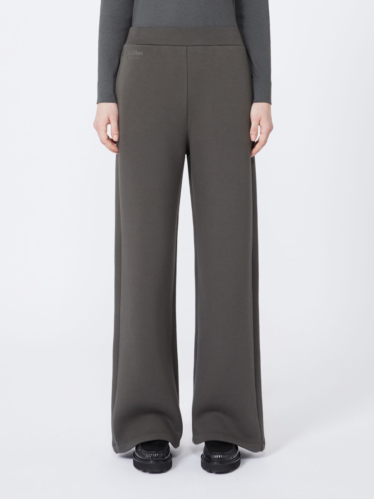 Cotton jersey trousers - GREEN - Max Mara - 2