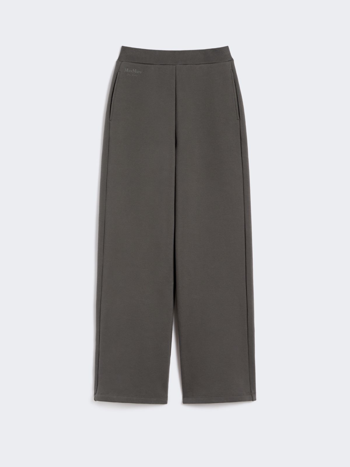 Cotton jersey trousers - GREEN - Max Mara - 9