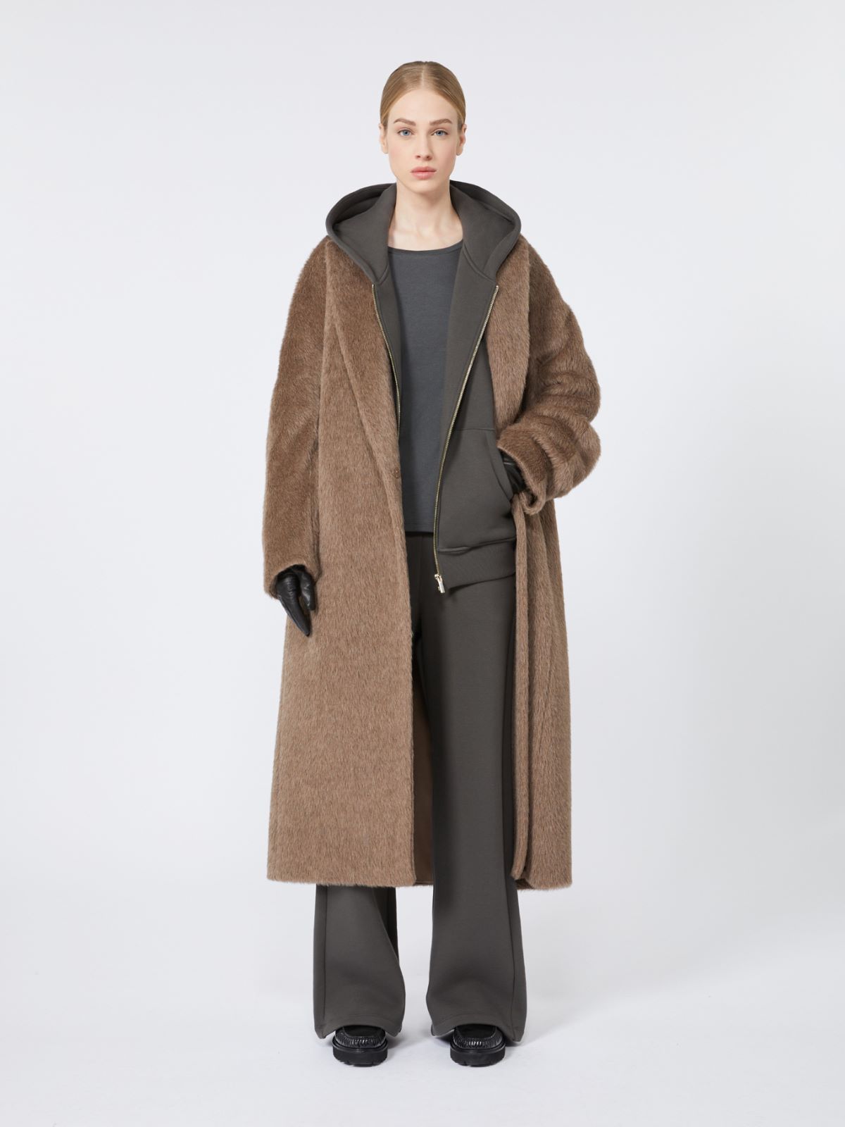 Cotton jersey trousers - GREEN - Max Mara