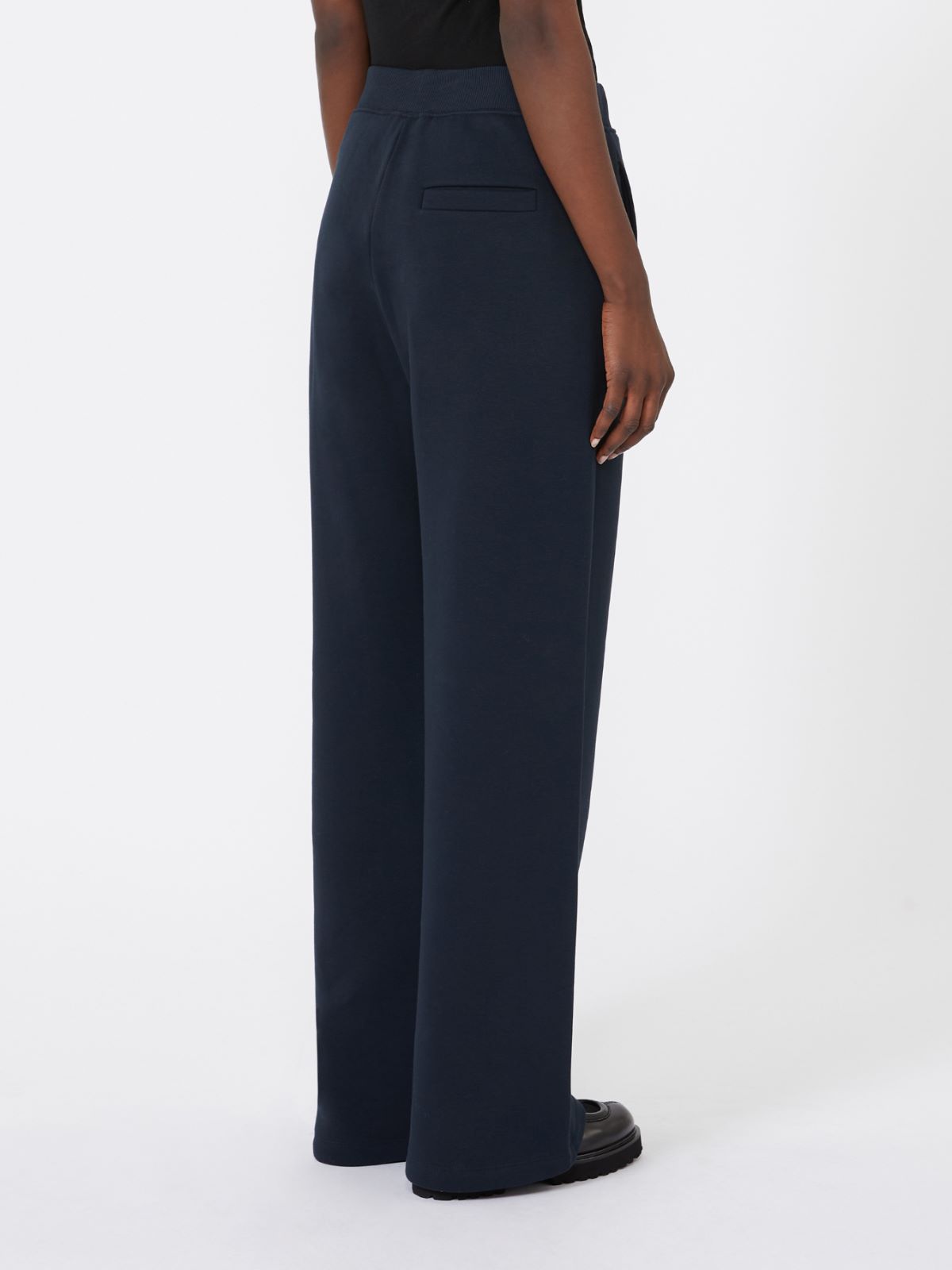 Cotton jersey trousers - ULTRAMARINE - Max Mara - 3
