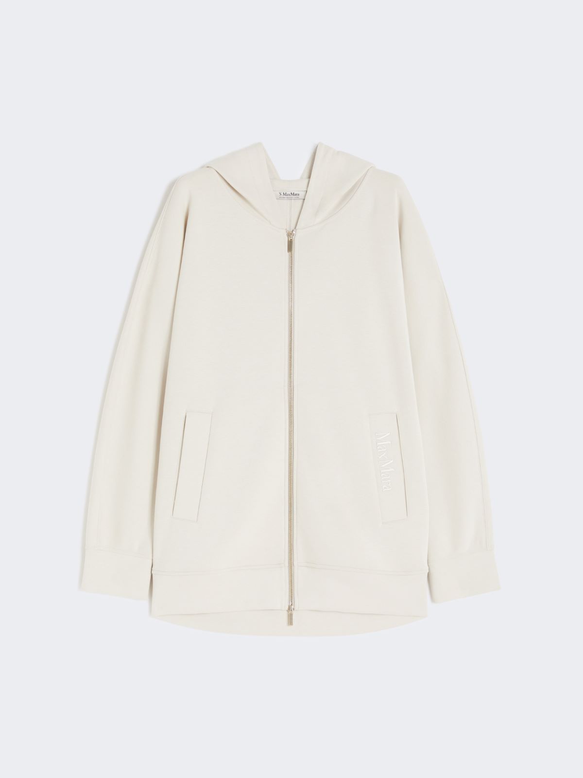 Cotton jersey sweatshirt - IVORY - Max Mara - 9