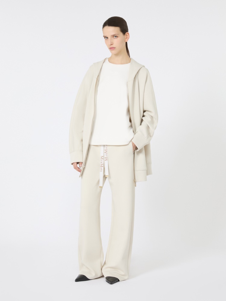 Sweat-shirt en jersey de coton - IVOIRE - Max Mara - 2