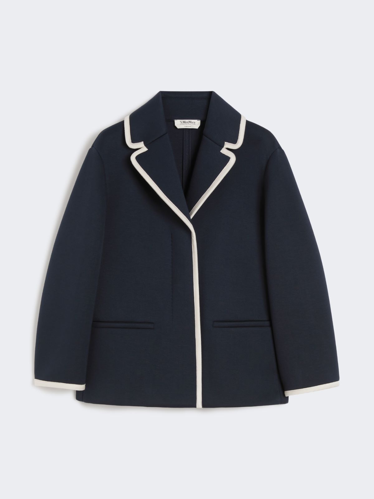 Viscose jersey jacket - NAVY - Max Mara - 8