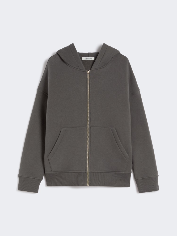 Sweatshirt mit Kapuze aus Jersey - GRUEN - Max Mara