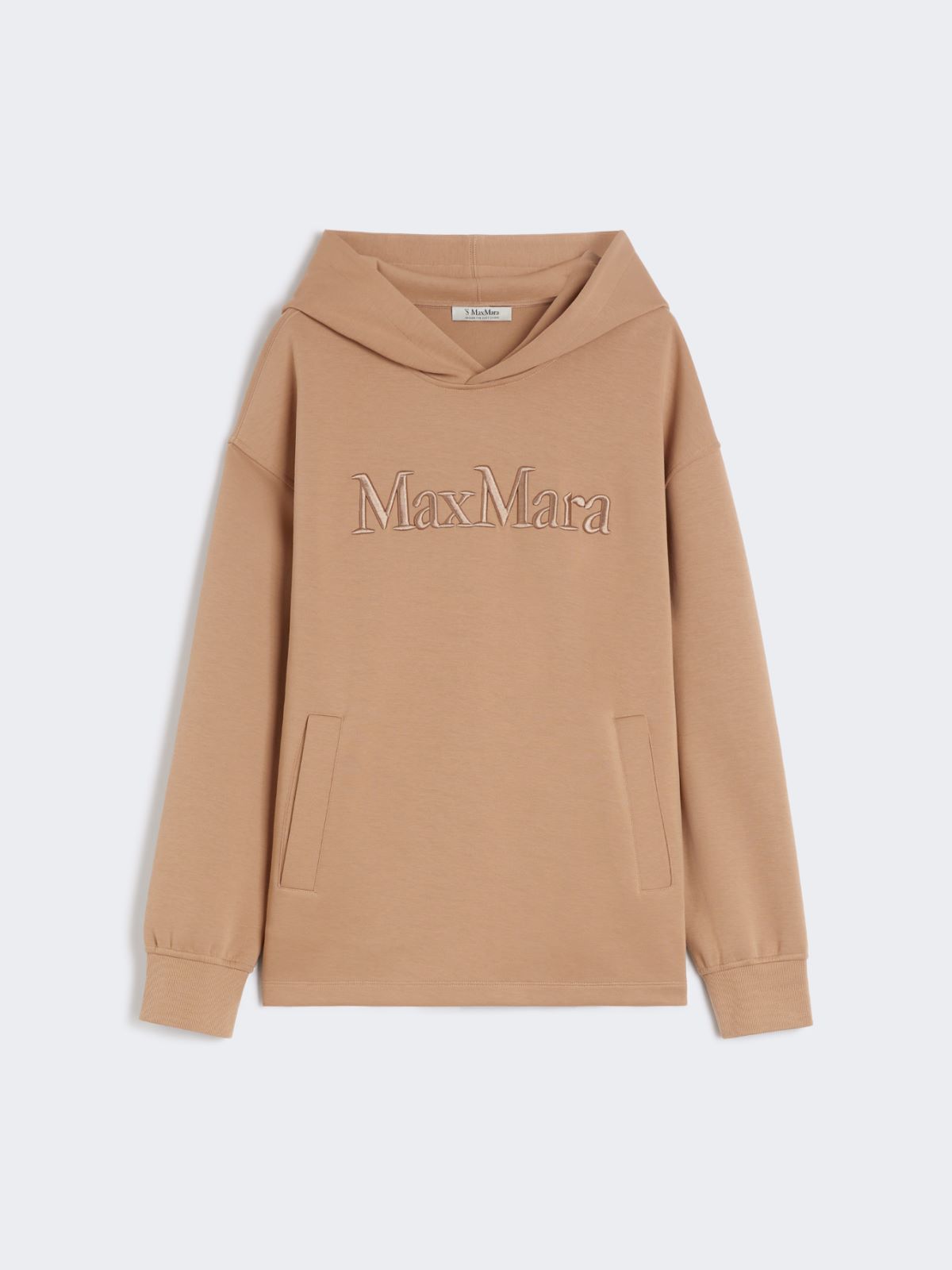 Oversized cotton jersey sweatshirt - CAMEL - Max Mara - 9