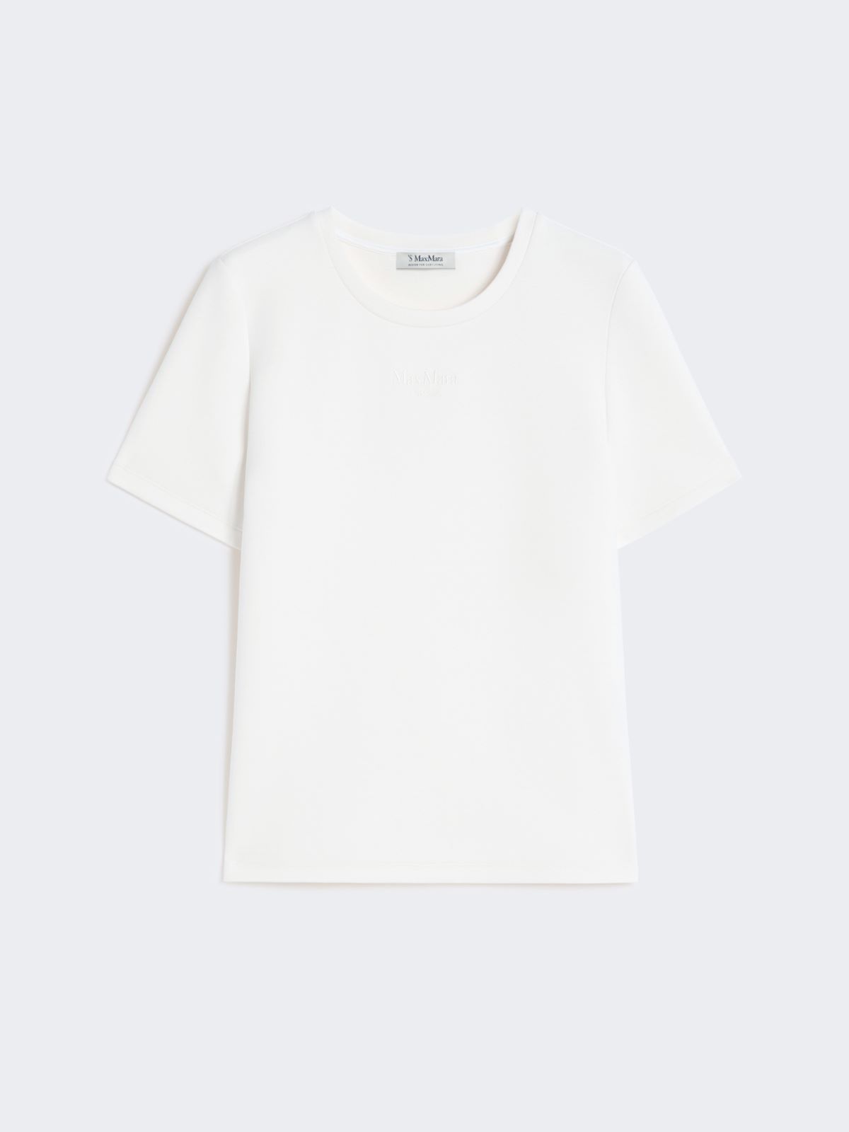 Scuba jersey T-shirt - WHITE - Max Mara - 9