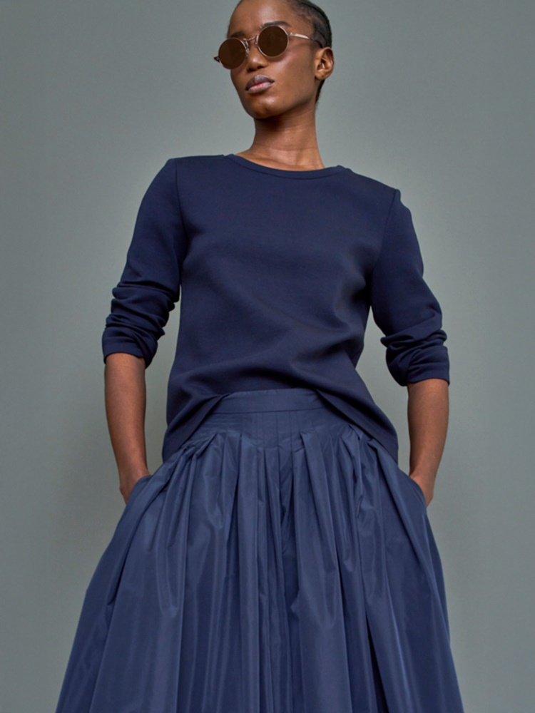 Scuba jersey T-shirt + ULTRAMARINE - Max Mara
