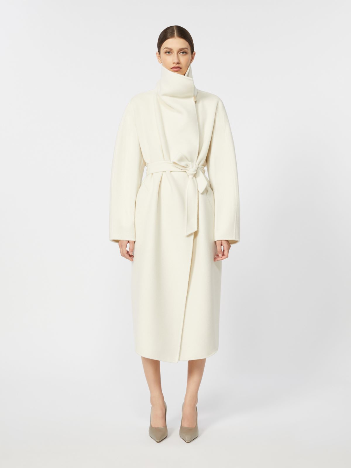Cashmere robe coat - IVORY - Max Mara - 5