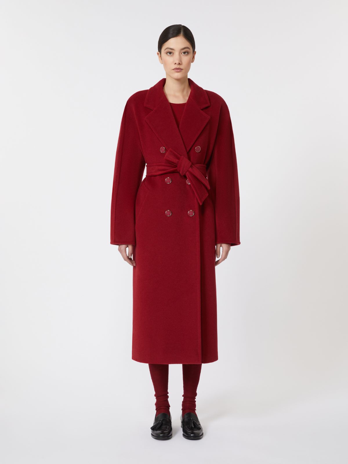 101801 Icon Coat - DARK RED - Max Mara - 6