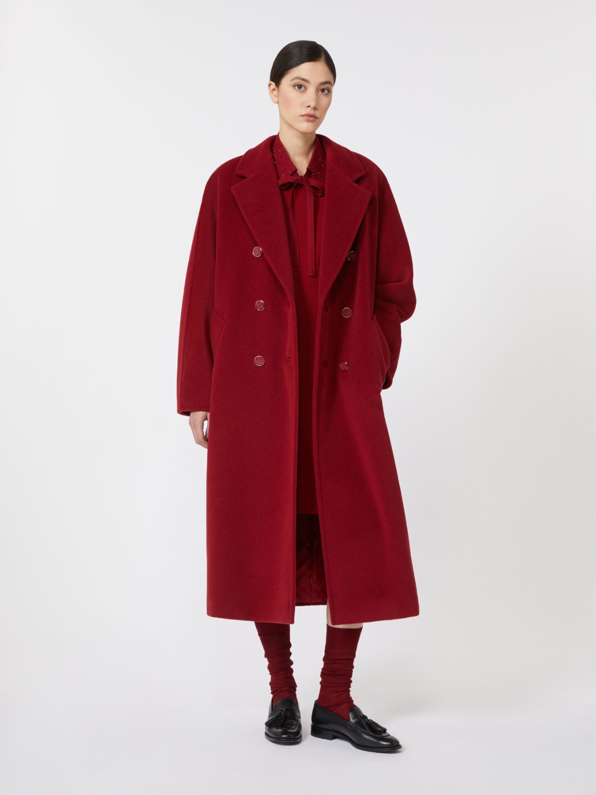 101801 Icon Coat - DARK RED - Max Mara - 6
