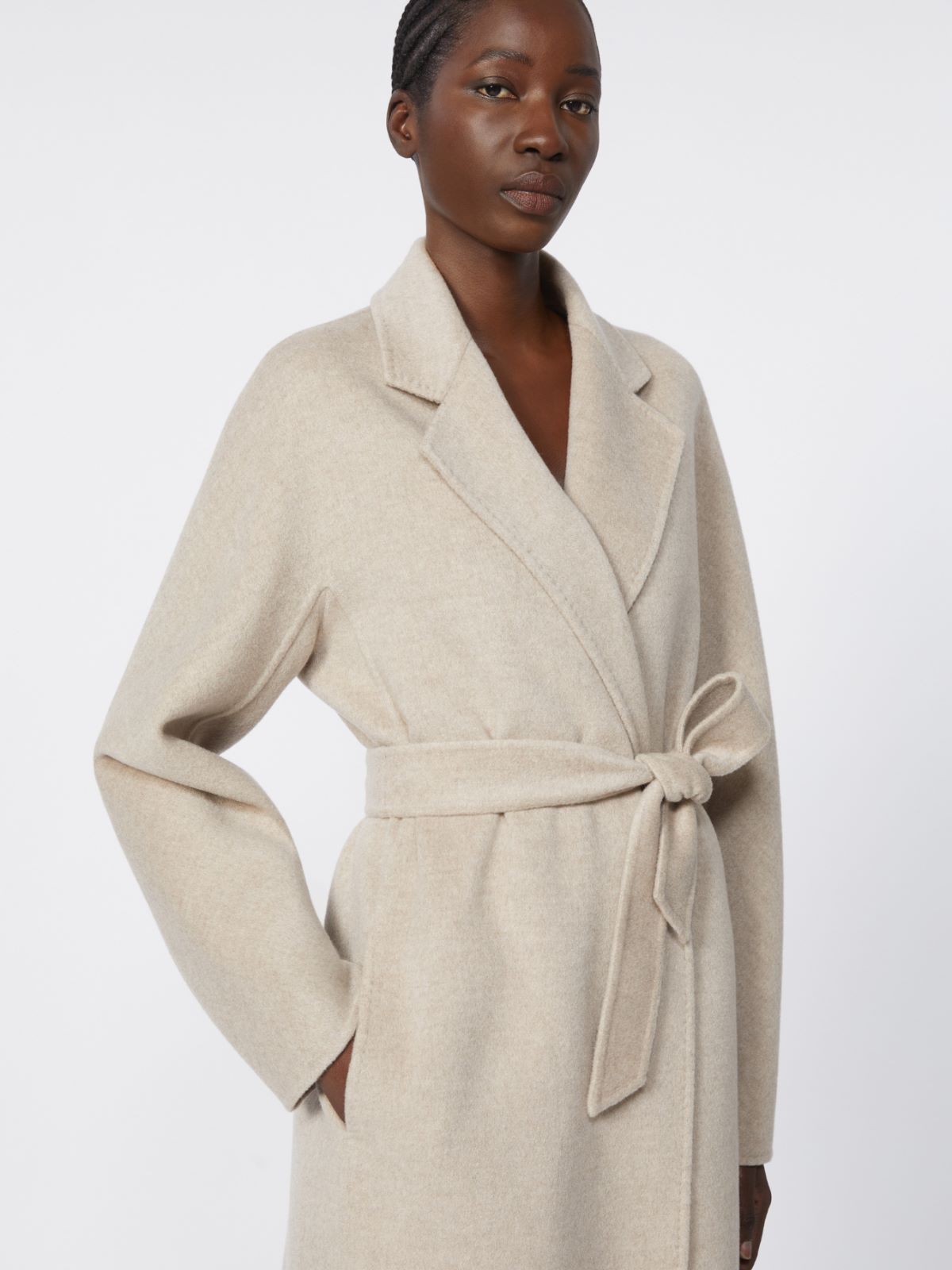 Cashmere robe coat - SAND - Max Mara - 5