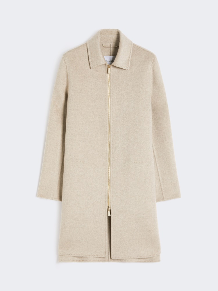 Straight-fit cashmere coat - SAND - Max Mara