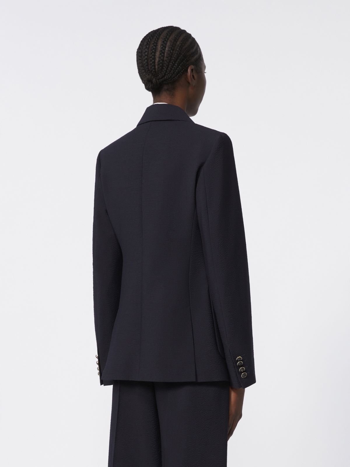 Wool-blend seersucker blazer - ULTRAMARINE - Max Mara - 6