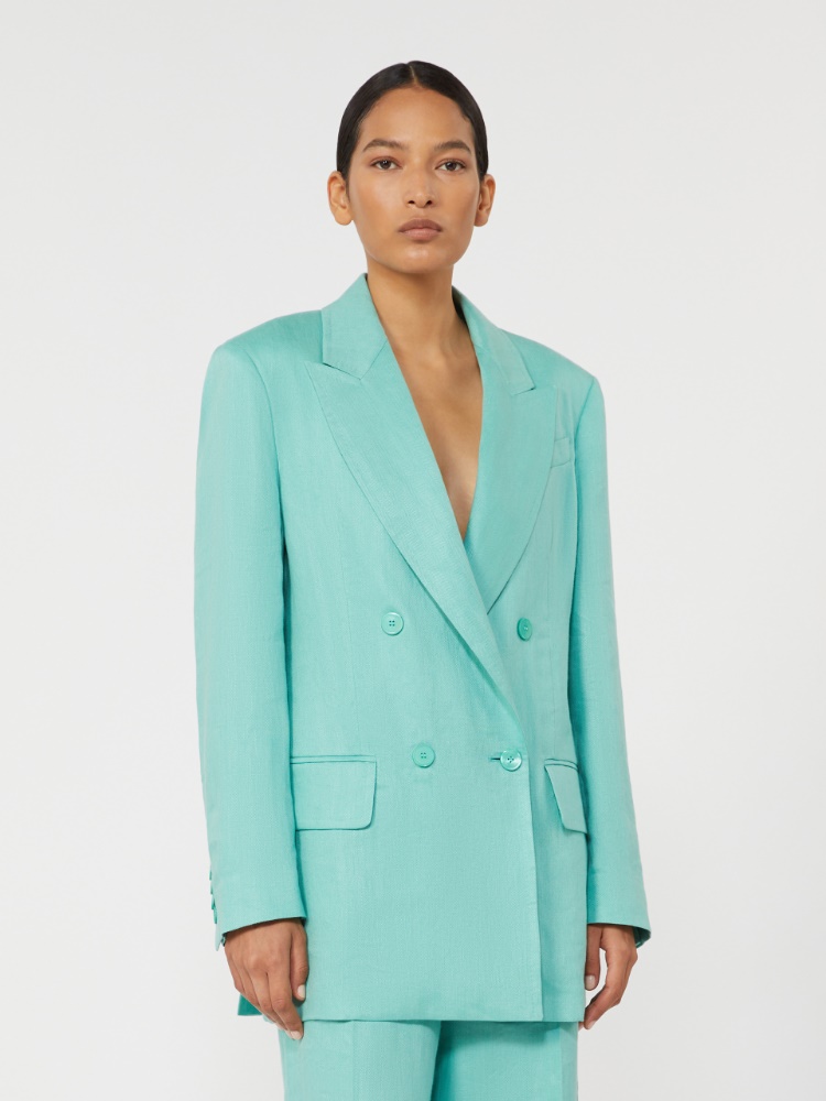 Olimpia Jacket in Chevron wool - WATER - Max Mara - 2