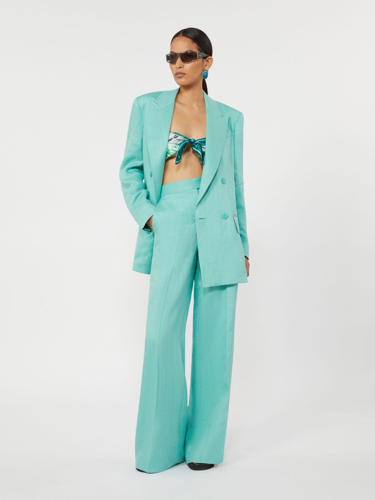 Olimpia Jacket in Chevron wool - WATER - Max Mara