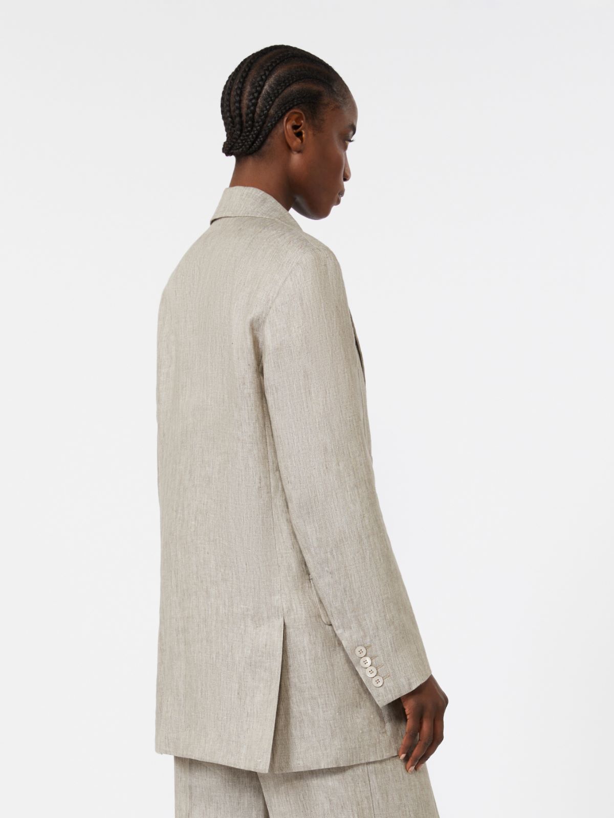 Olimpia Jacket in Chevron wool - BEIGE - Max Mara - 3