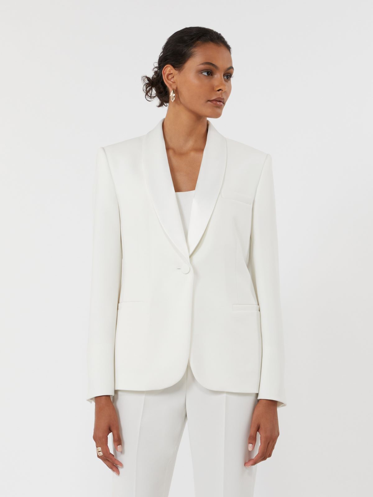 Cady Tuxedo jacket - WHITE - Max Mara - 2