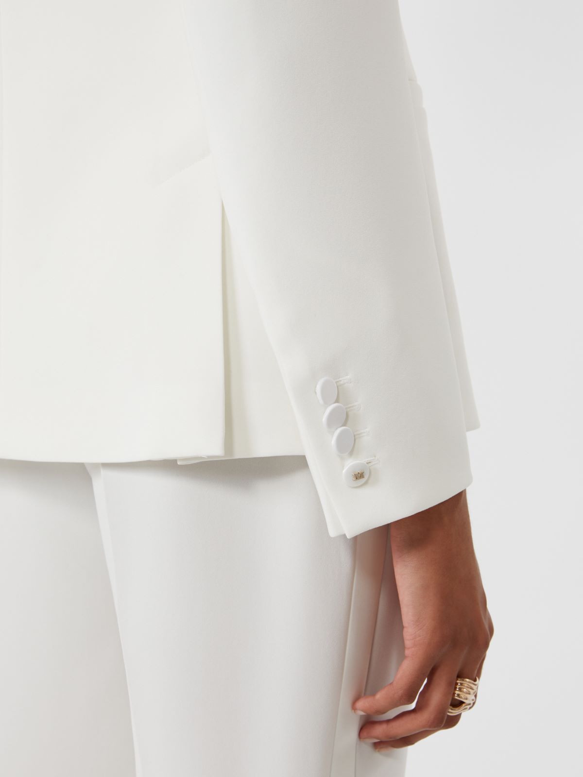 Cady Tuxedo jacket - WHITE - Max Mara - 4
