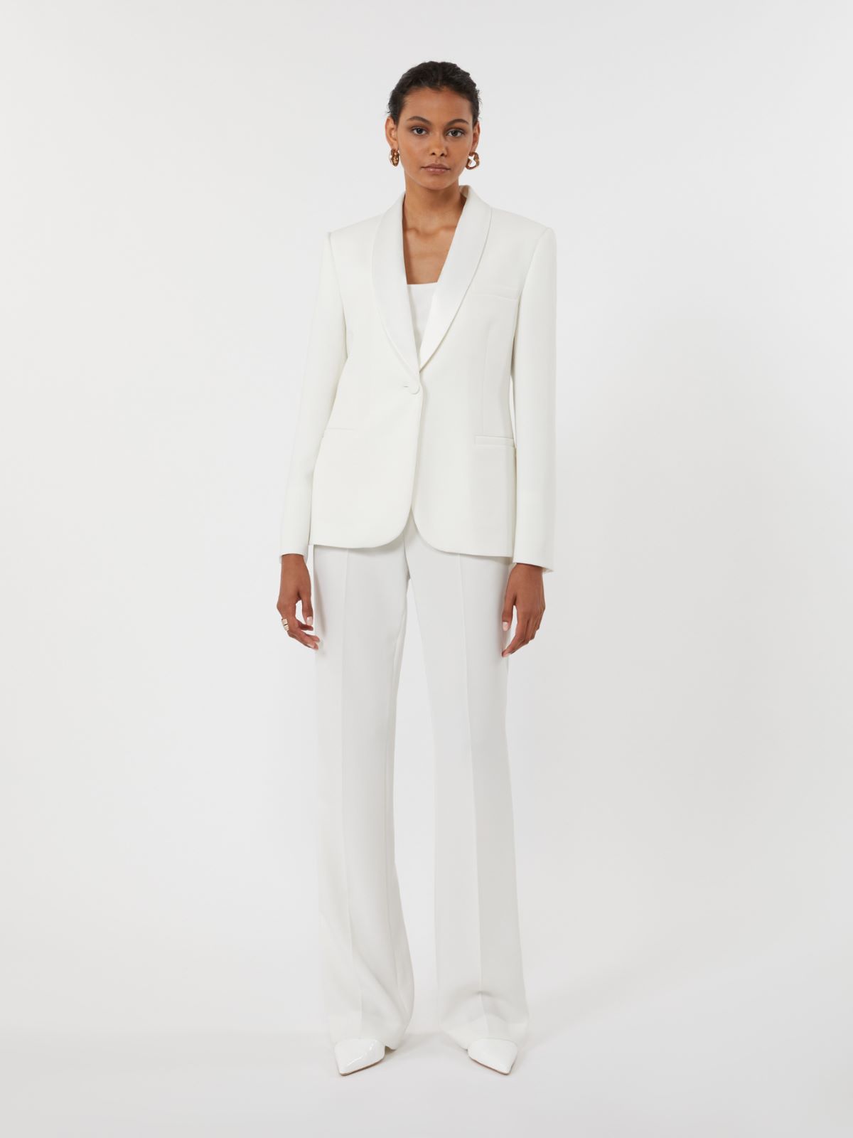 Cady Tuxedo jacket - WHITE - Max Mara