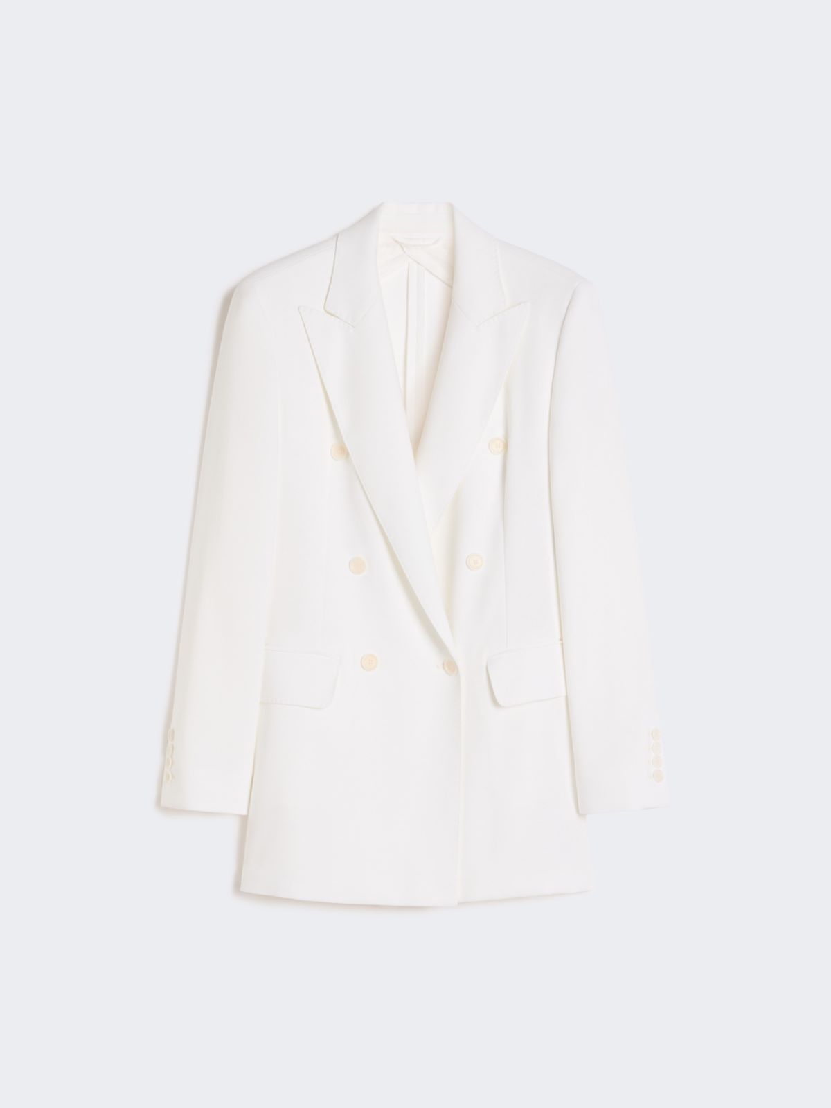Cotton crepe canvas blazer - OPTICAL WHITE - Max Mara - 9