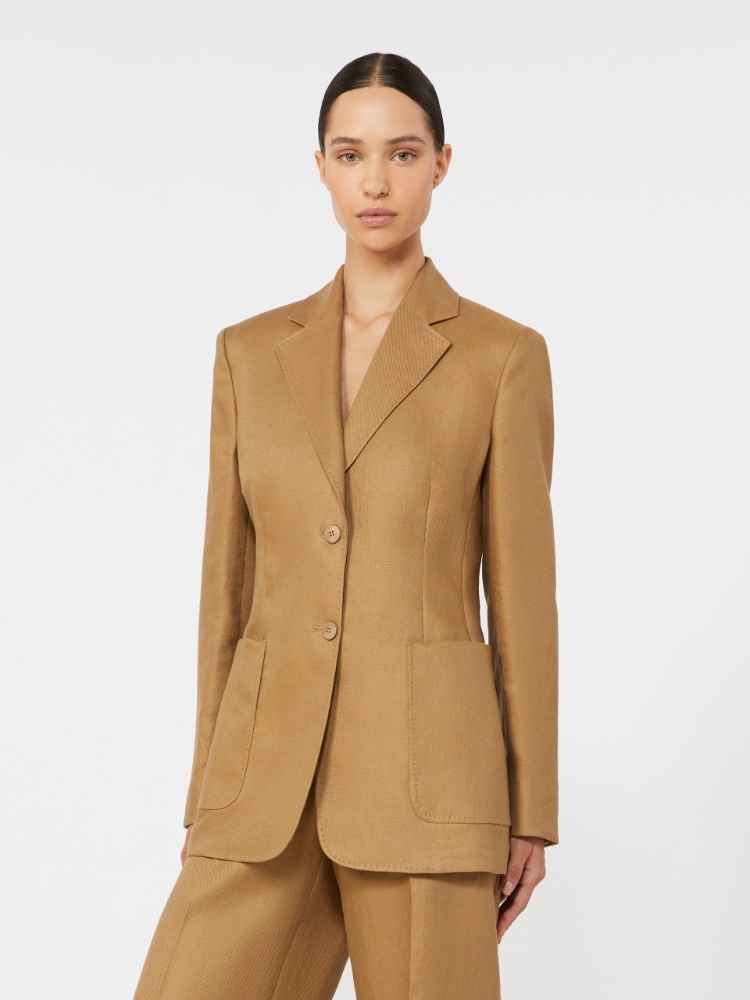 볼론타 린넨 자켓 - SAND - 2