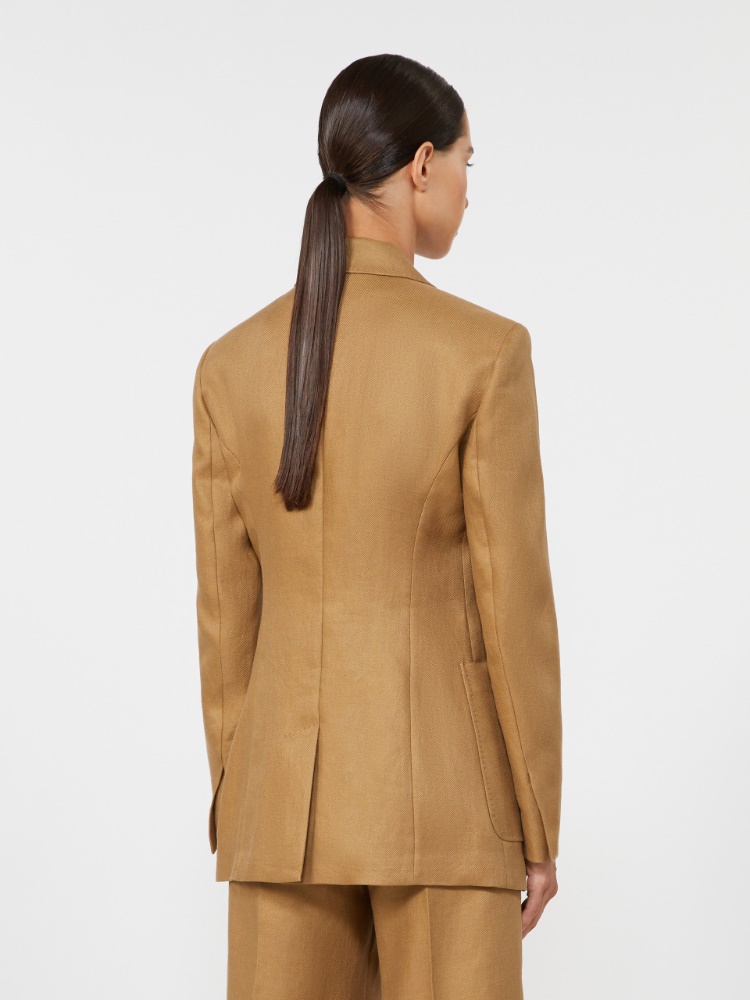 볼론타 린넨 자켓 - SAND - 3