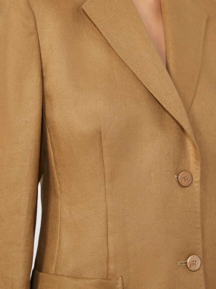 볼론타 린넨 자켓 - SAND - 4