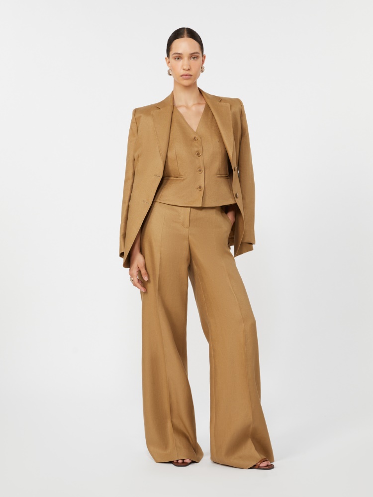 볼론타 린넨 자켓 - SAND