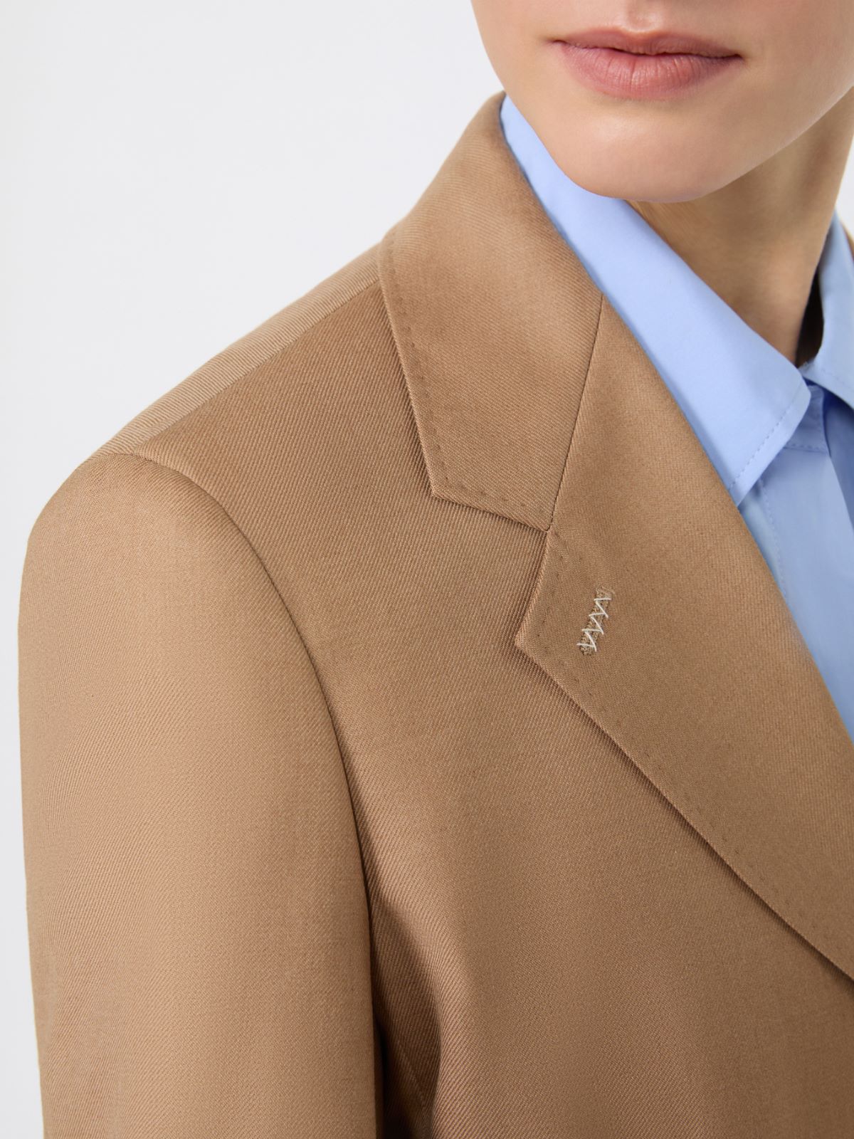 Single-breasted camel blazer - CAMEL - Max Mara - 6