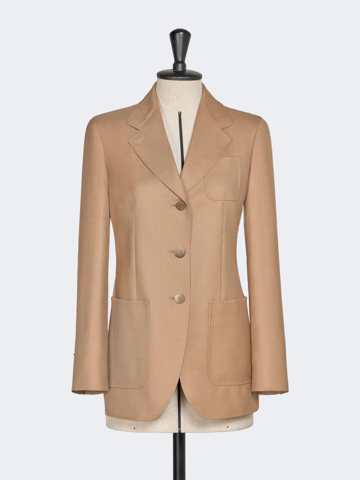 Single-breasted camel blazer - CAMEL - Max Mara - 11