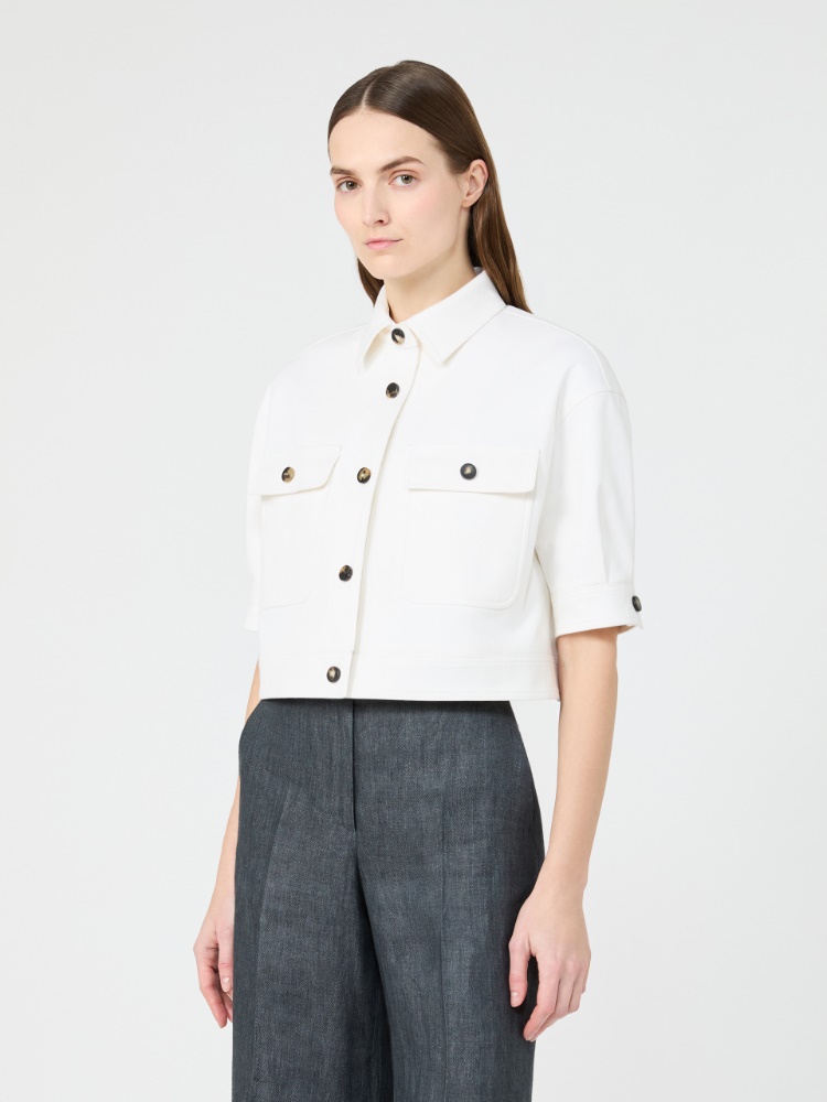 오타노 코튼 자켓 - OPTICAL WHITE - 2