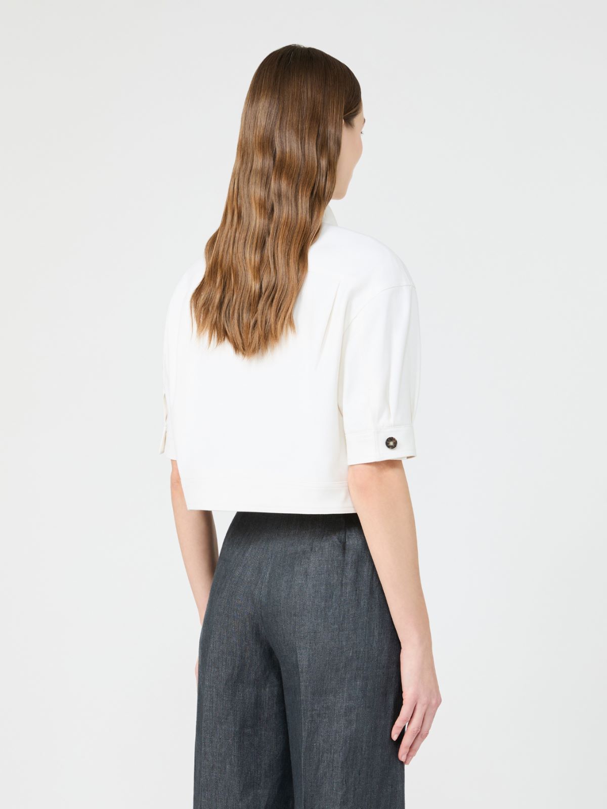 오타노 코튼 자켓 - OPTICAL WHITE - 3