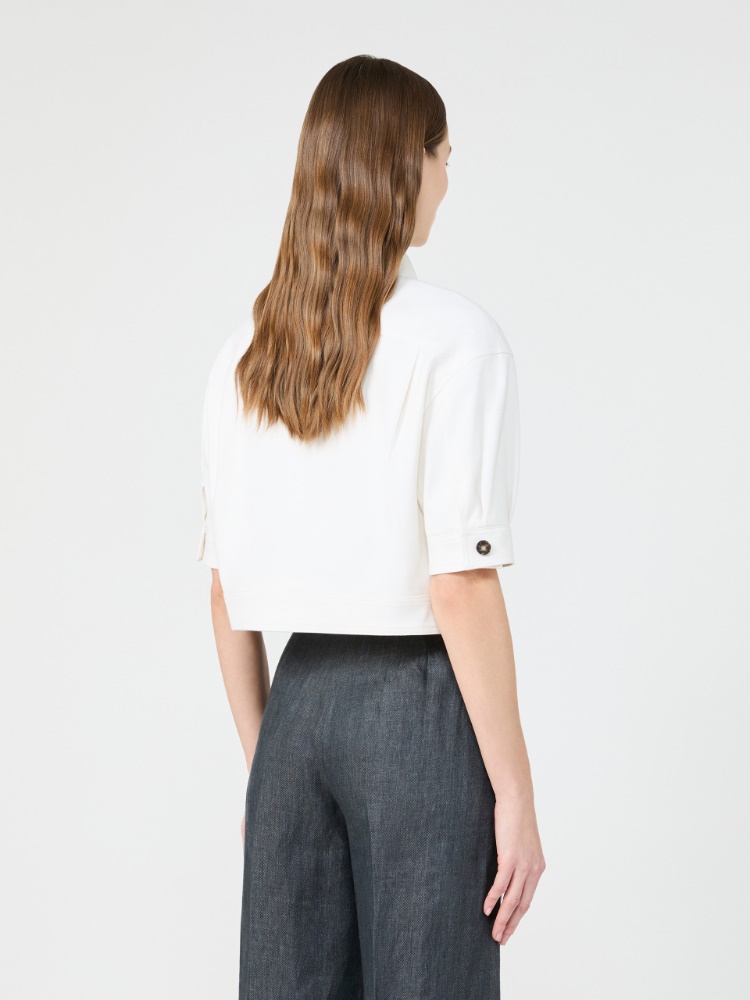 오타노 코튼 자켓 - OPTICAL WHITE - 3