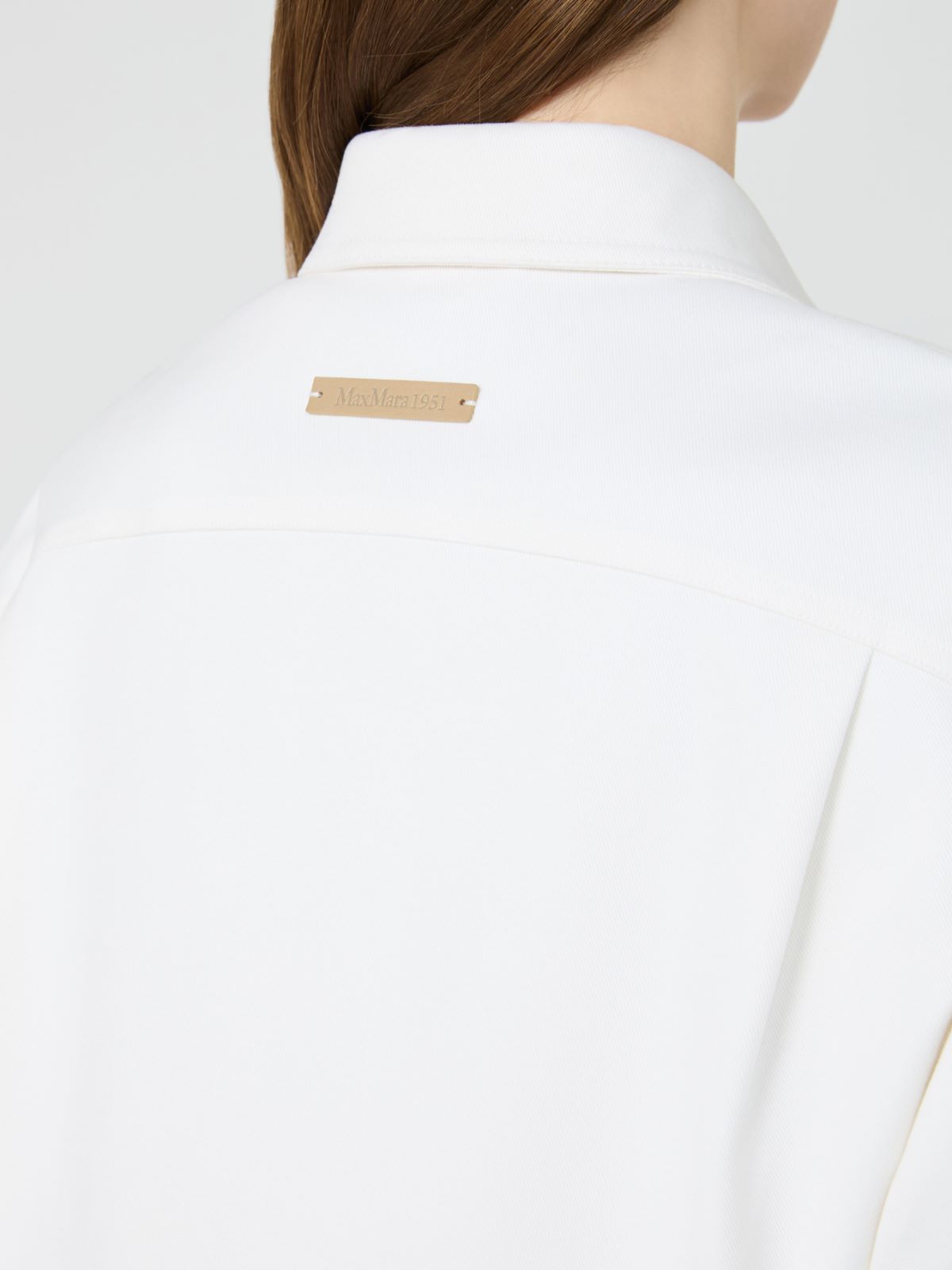 오타노 코튼 자켓 - OPTICAL WHITE - 5