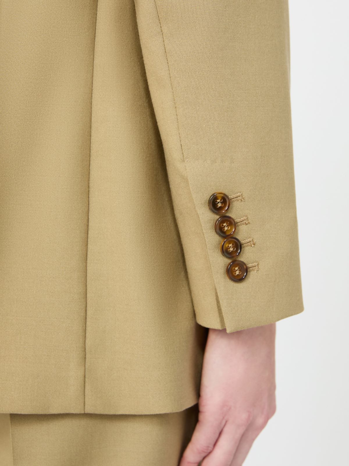 에도토 모헤어 자켓 - CAMEL - 4