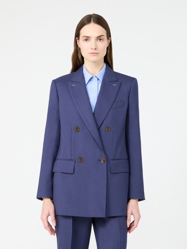 에도토 모헤어 자켓 - NAVY - 2