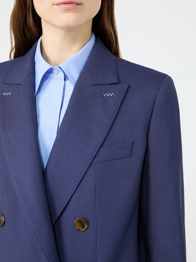 에도토 모헤어 자켓 - NAVY - 4