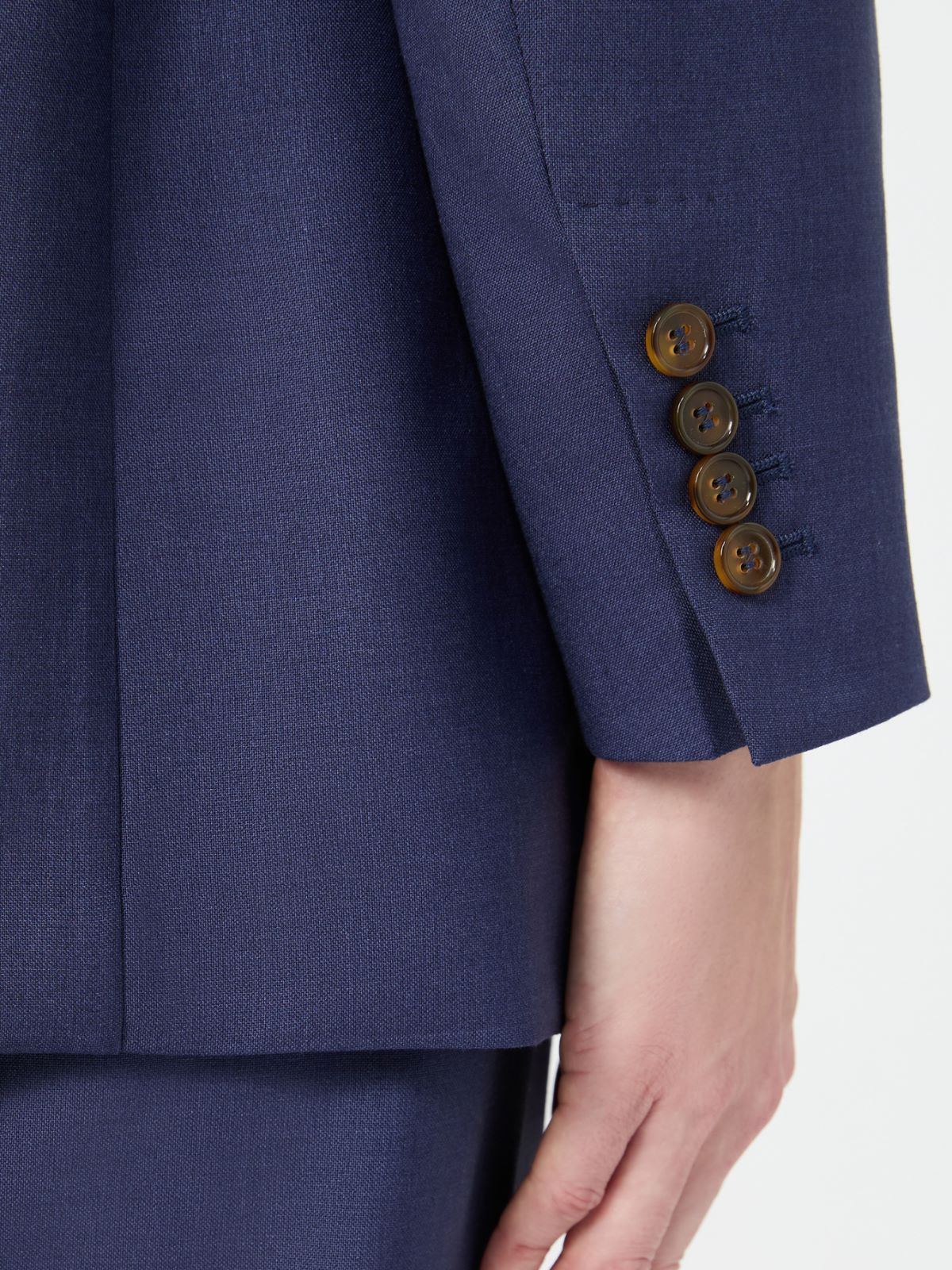 에도토 모헤어 자켓 - NAVY - 5