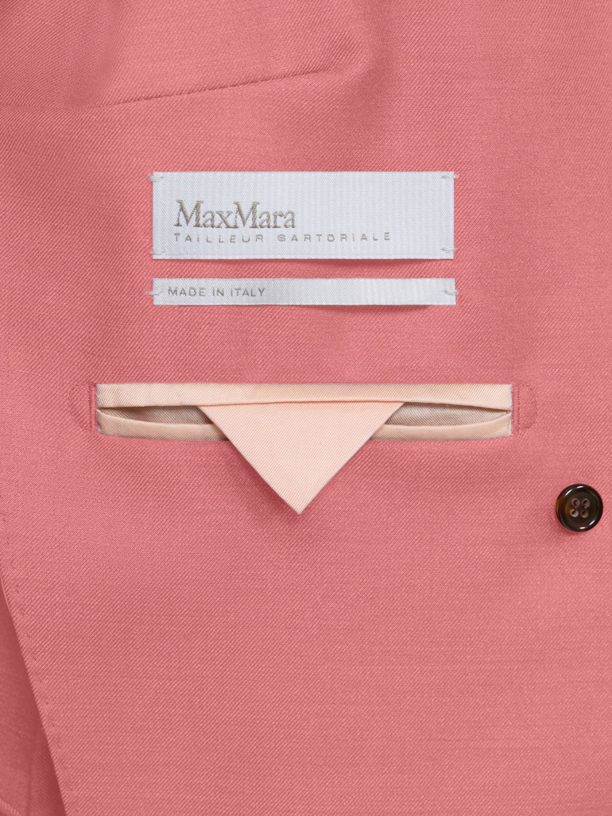 Wool, mohair and silk double-breasted blazer - CORAL - Max Mara - 6